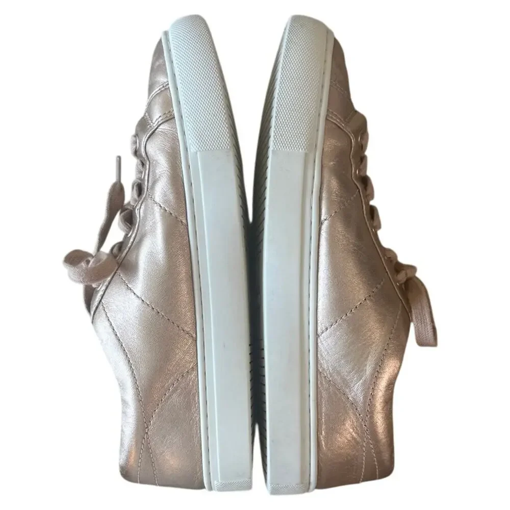 Tory Burch Amalia Rose Gold‎ Metallic Sneakers 8
